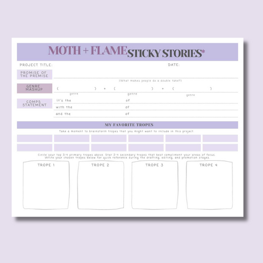 Moth+Flame: Sticky Stories Pad