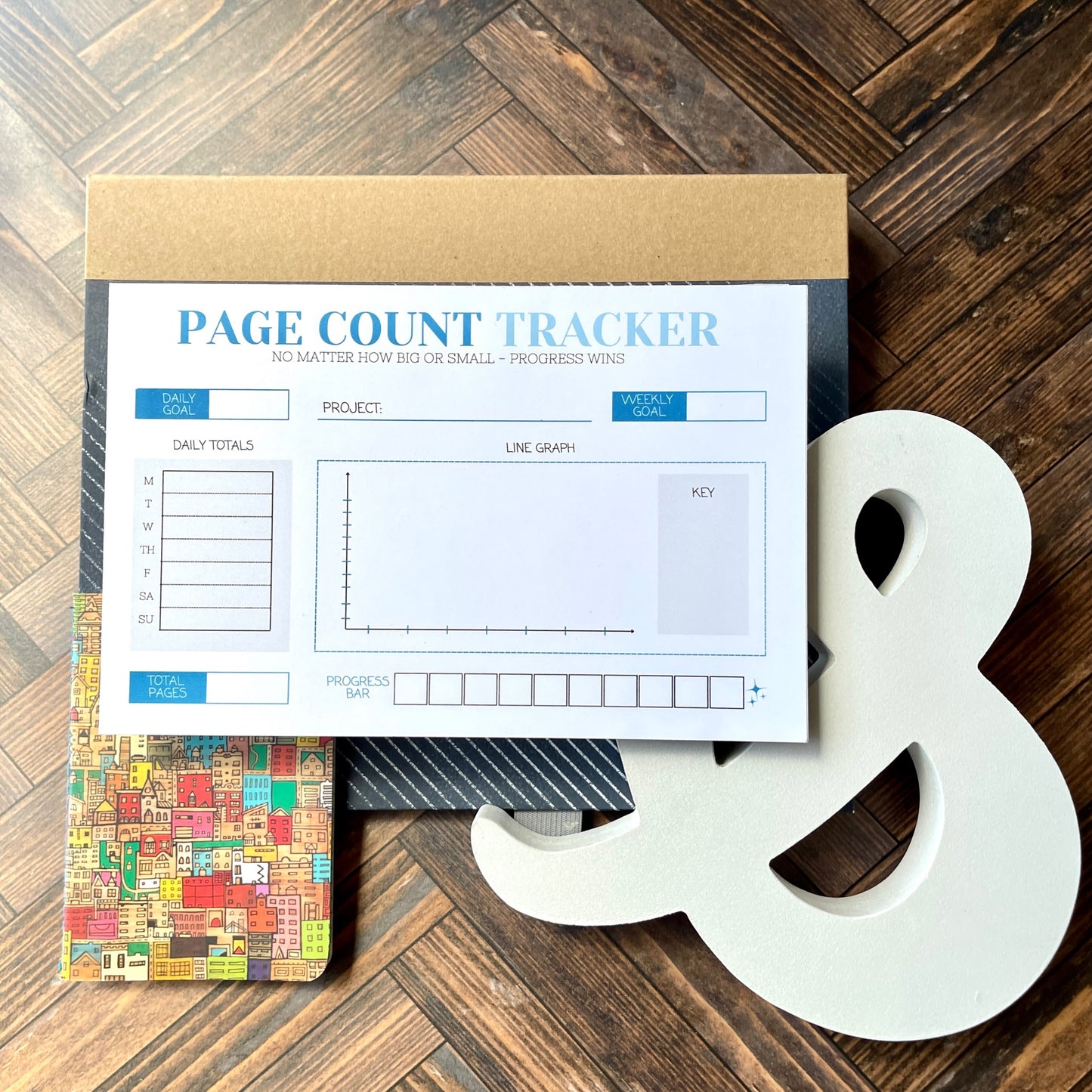 Page Count Tracker Pad