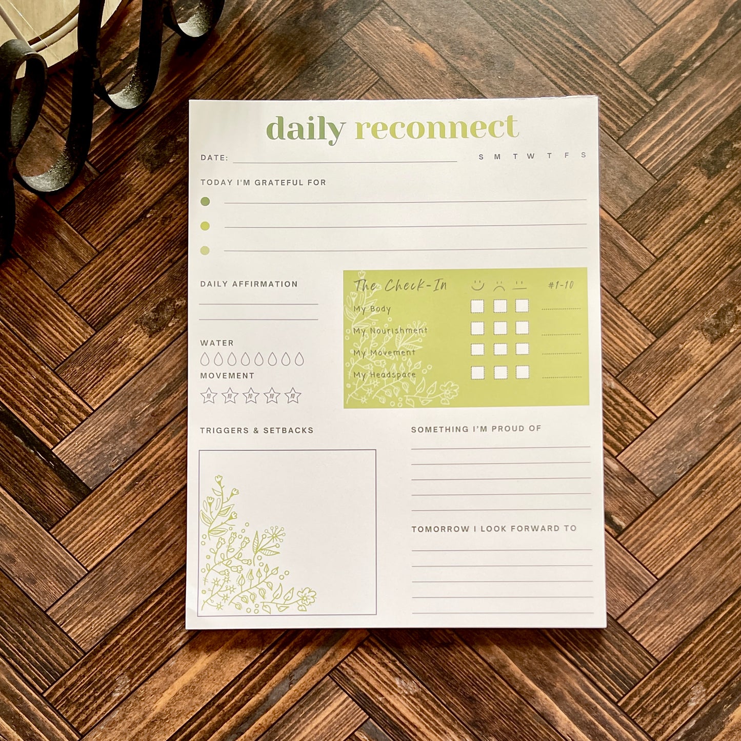 Daily Reconnect Pad (8.5 x 11)