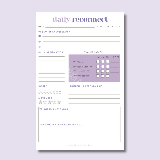 Daily Reconnect Pad (5.5 x 8.5)